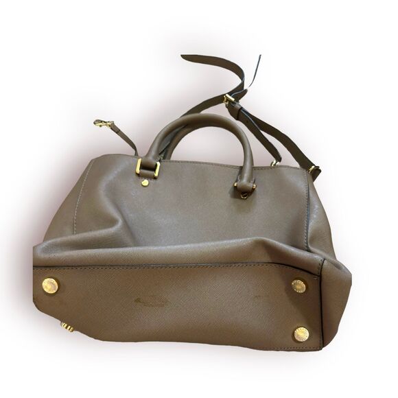 Michael Kors Sutton Saffiano Nude Taupe Satchel‎ Bag - Picture 3 of 10